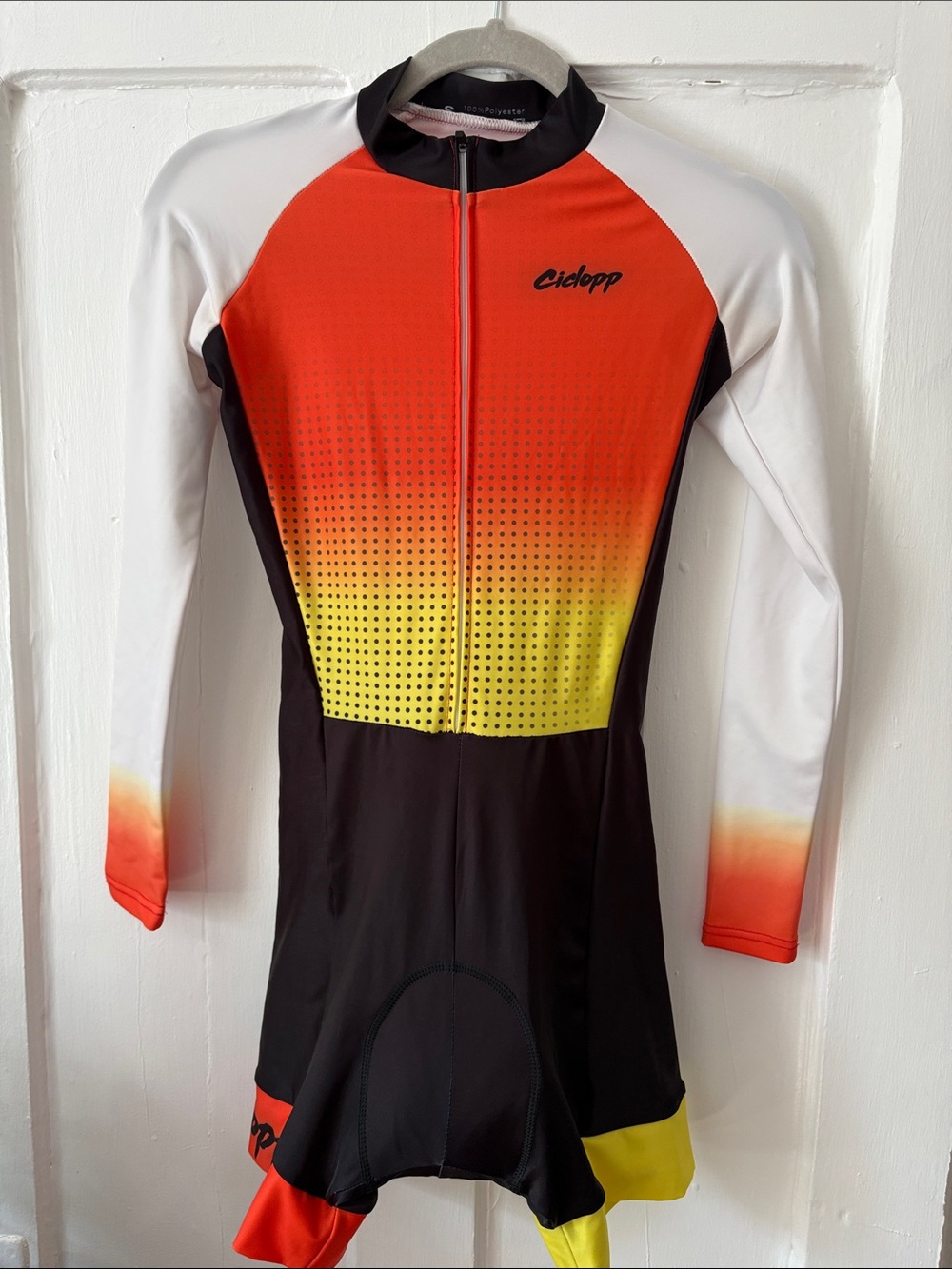 NWOT PADDED LONG-SLEEVE CYCLING SUIT